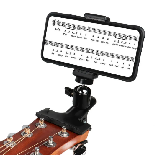 Phone Guitar Clip Stand Stashed cav