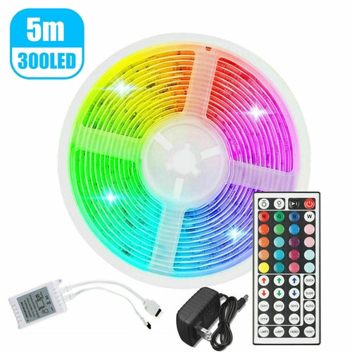 32FT LED Strip Lights Remote Control Bedroom Waterproof for Indoor Stashed cav