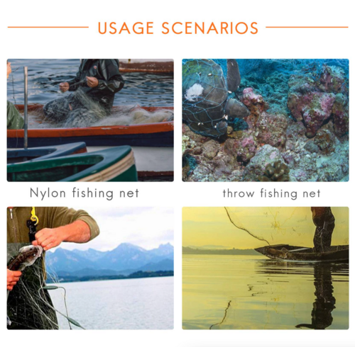 6/8/10/12/16FT Fishing Cast Net Bait Easy Throw Hand Cast Strong Nylon Stashed cav