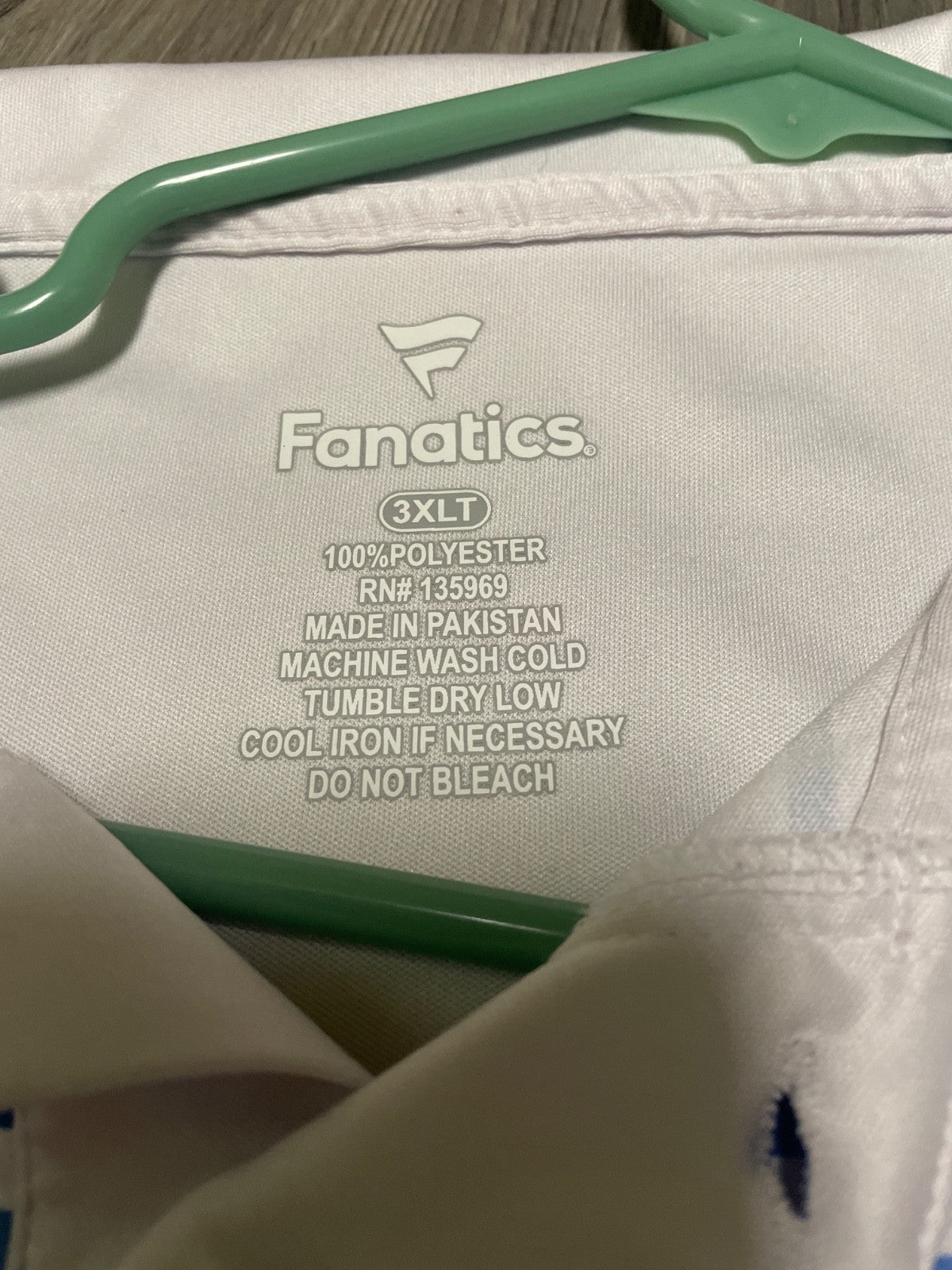 Chicago Cubs Fanatics Polo Shirt Team Logo Size 3lt MLB Baseball Short Sleeve