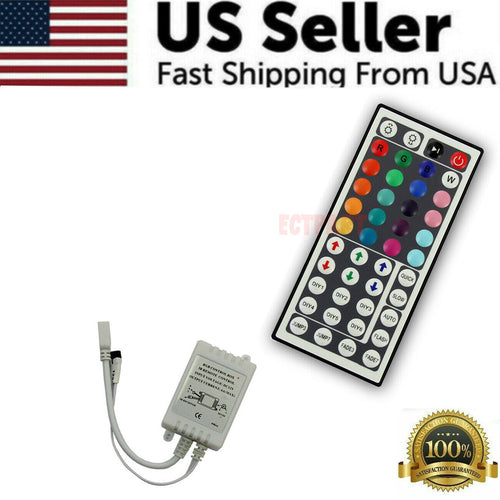 32FT LED Strip Lights Remote Control Bedroom Waterproof for Indoor Stashed cav