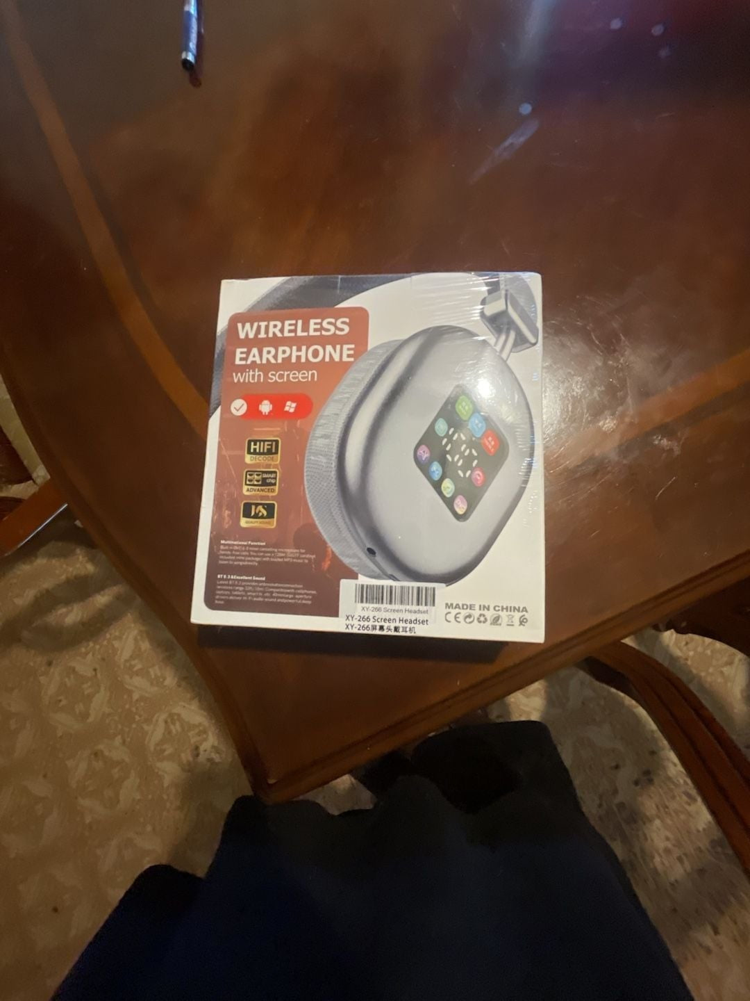 XY-266BT Wireless Over-Ear Headphone with Digital Screen