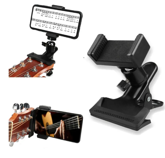 Phone Guitar Clip Stand Stashed cav