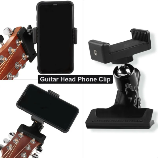 Phone Guitar Clip Stand Stashed cav