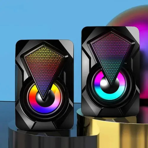 Dragon RGB Computer Gaming Speakers Stashed cav