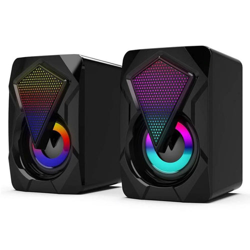 Dragon RGB Computer Gaming Speakers Stashed cav