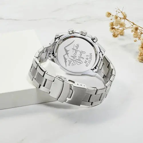 Personalized Mens Watch, Boyfriend Gift, Anniversary Gift Stashed cav