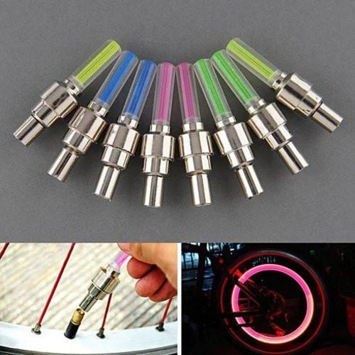 4pc Pack LED NEON COLORED Lights for Bikes, Cars and Motorcycle Stashed cav