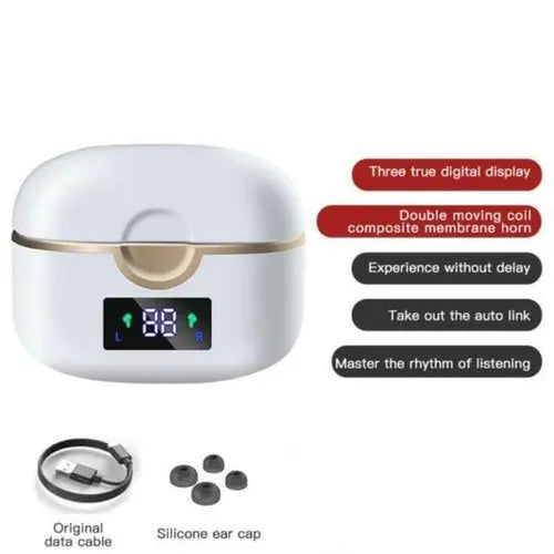 Ninja Dragon Power Bass Touch Bluetooth 5.0 T22PRO Earbuds Stashed cav